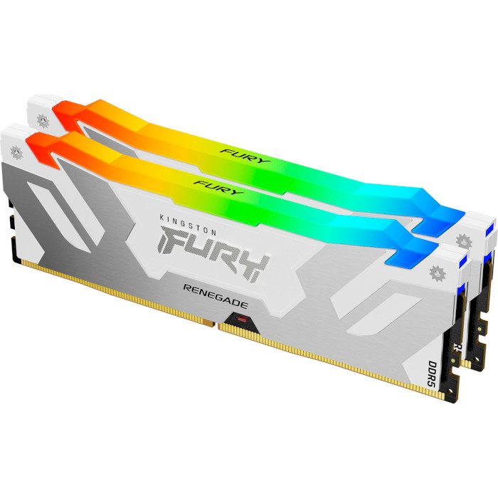 Оперативная память Kingston FURY Renegade Silver RGB DDR5-6000 64GB (2x32GB) (KF560C32RSAK2-64)