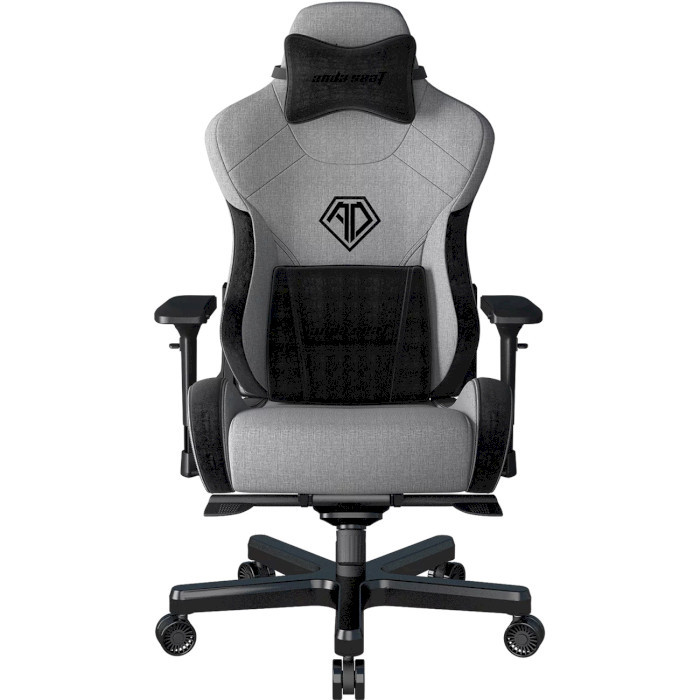 Кресло геймерское Anda Seat T-Pro 2 Grey/Black Size XL (AD12XLLA-01-GB-F)
