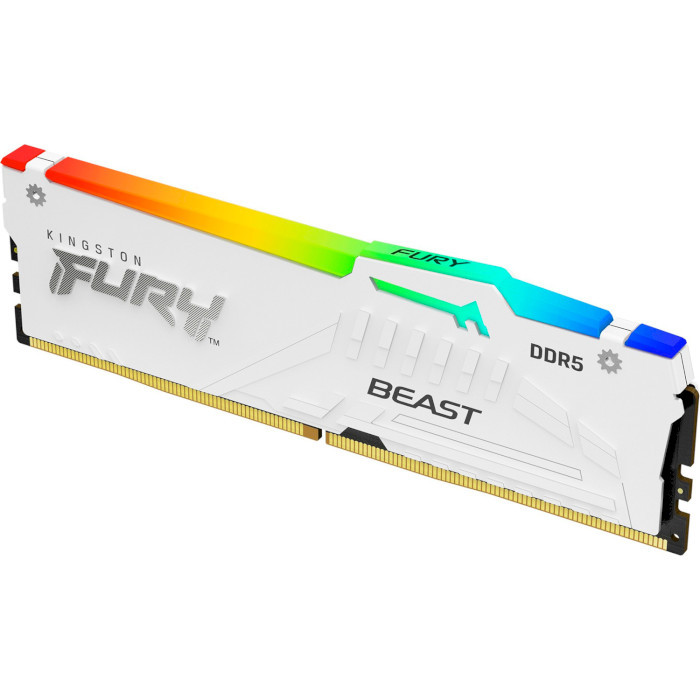 Оперативная память Kingston FURY 32GB DDR5 6000MHz Beast RGB EXPO White (KF560C36BWEA-32)