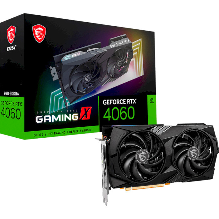 Відеокарта MSI GeForce RTX 4060 8GB GDDR6 GAMING X (912-V516-003)