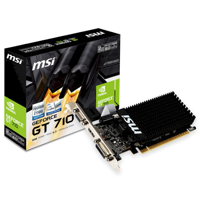Видеокарта MSI GeForce GT 710 2GB GDDR3 LP (912-V809-3814)