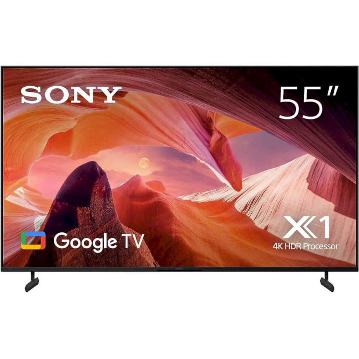 Телевізор Sony 55" LCD 4K Smart GoogleTV Black