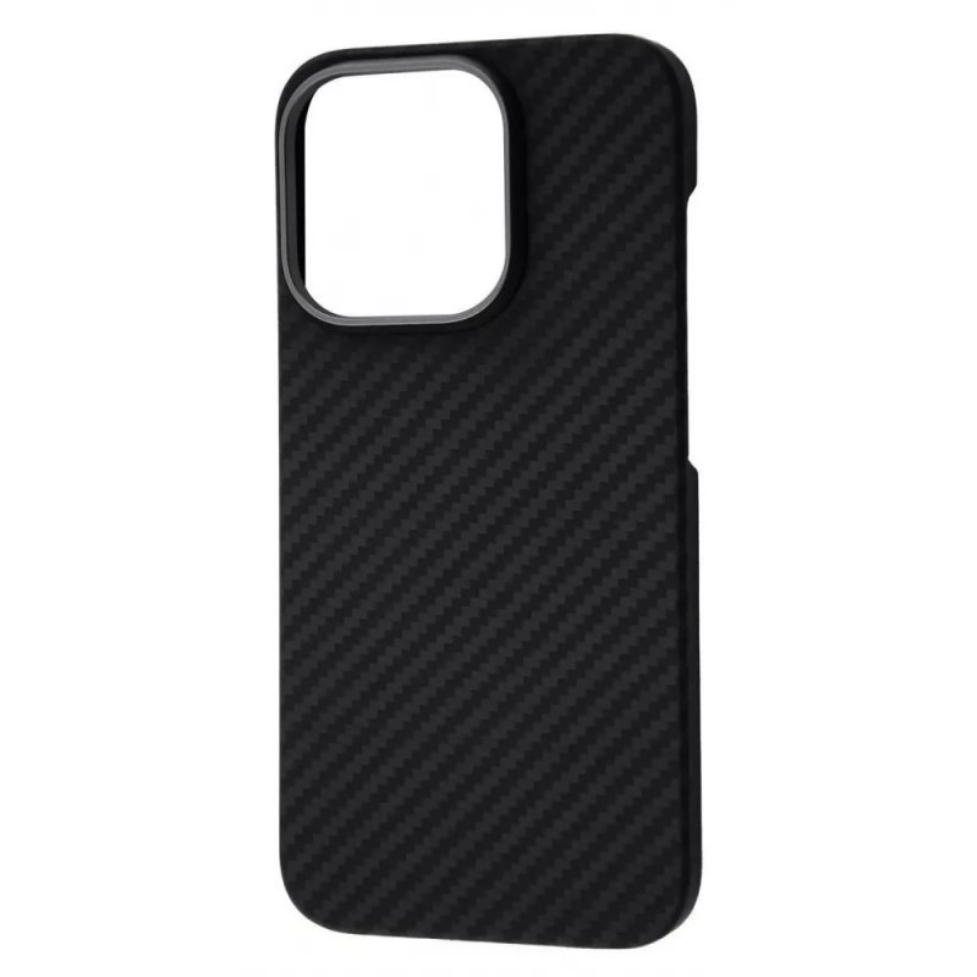 Чехол-накладка WAVE iPhone 15 Premium Carbon Slim with MagSafe Black