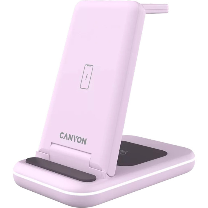 Зарядний пристрій CANYON WS-304 Foldable 3in1 Wireless charger (CNS-WCS304IP)