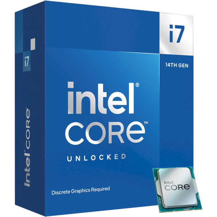 Процессор Intel CPU Desktop Core i7-14700KF (up to 5.60 GHz, 33MB, LGA1700) box