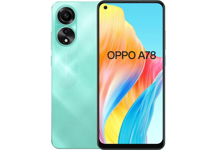 Смартфон Oppo A78 8/256 CPH2565 Aqua Green (CPH2565)