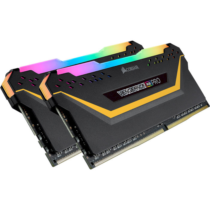Оперативна пам'ять Corsair 32 GB (2x16GB) DDR4 3200 MHz Vengeance RGB PRO (CMW32GX4M2E3200C16)