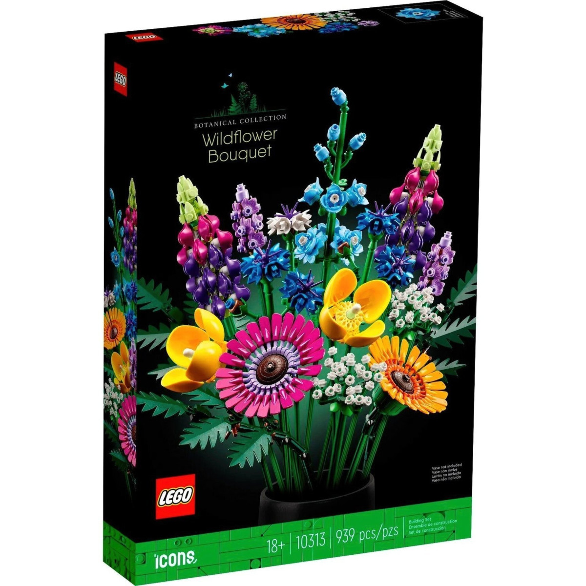 Конструктор LEGO Icons Букет полевых цветов (10313)