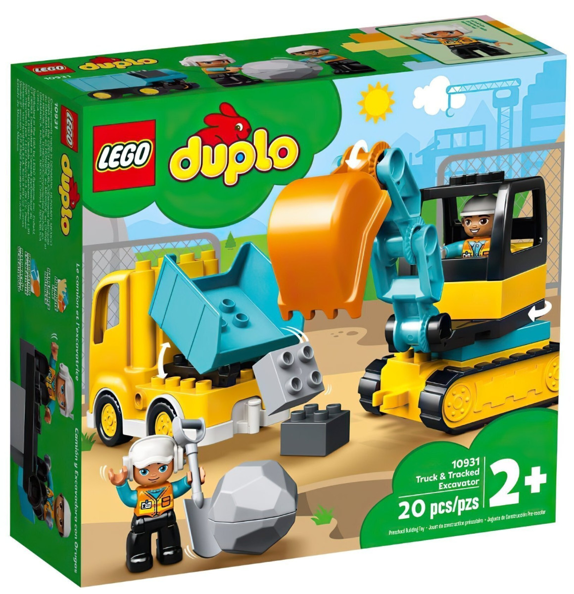 Конструктор LEGO DUPLO Вантажівка і гусеничний екскаватор (10931)