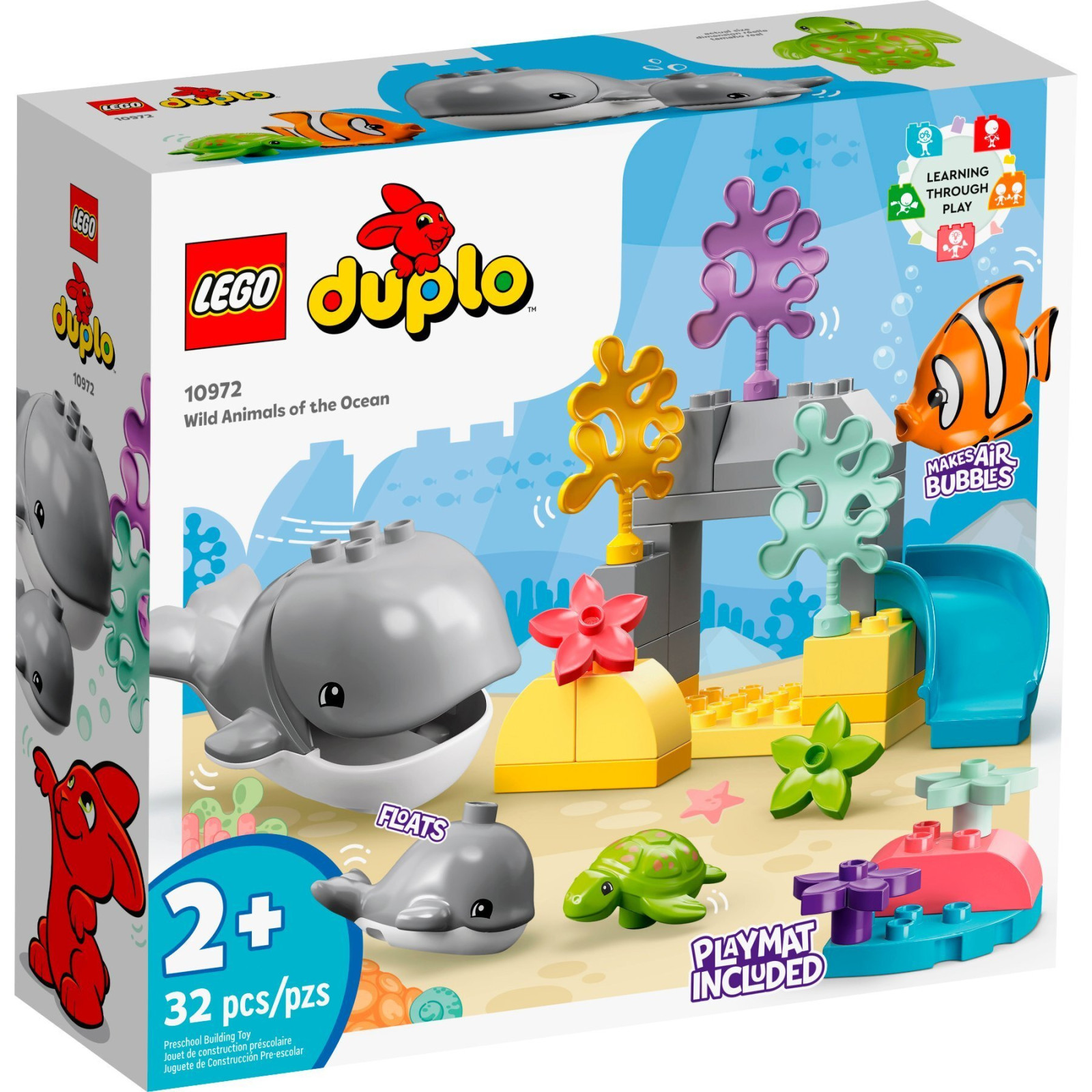 Конструктор LEGO DUPLO Town Дикі тварини океану (10972)