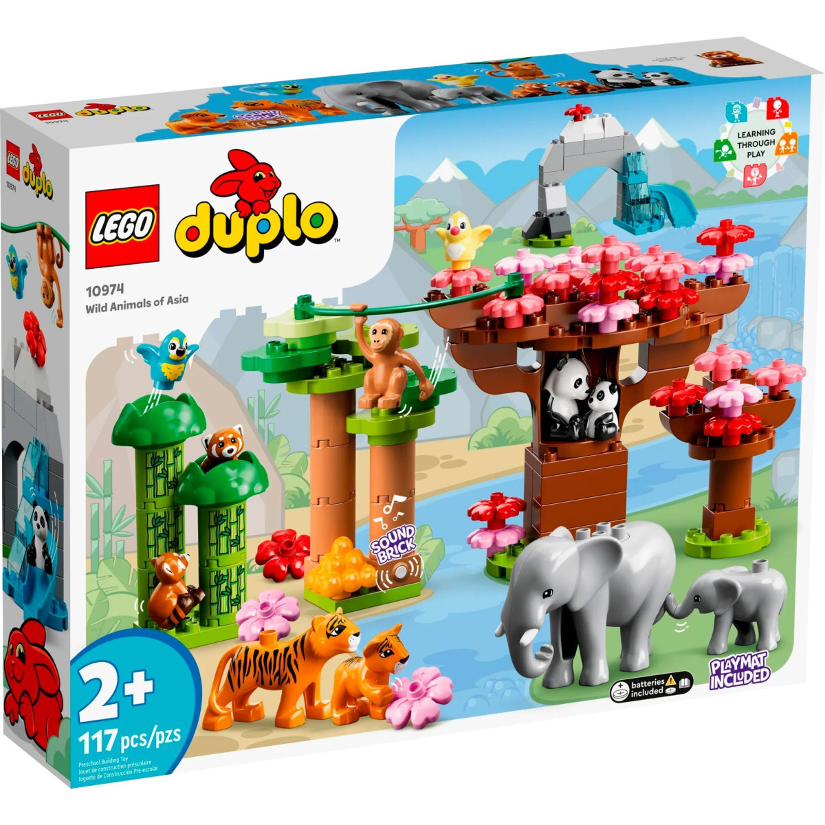 Конструктор LEGO DUPLO Town Дикі тварини Азії (10974)
