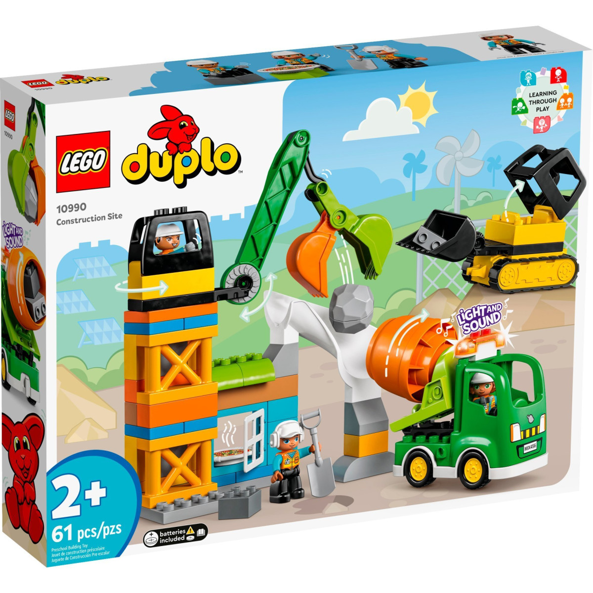 Конструктор LEGO DUPLO Town Будівельний майданчик (10990)