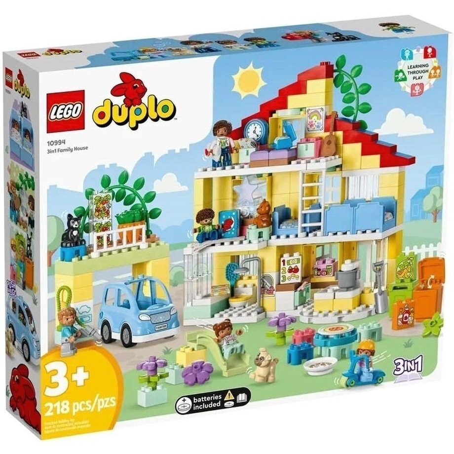Конструктор LEGO DUPLO Town Сімейний будинок 3 в 1 (10994)