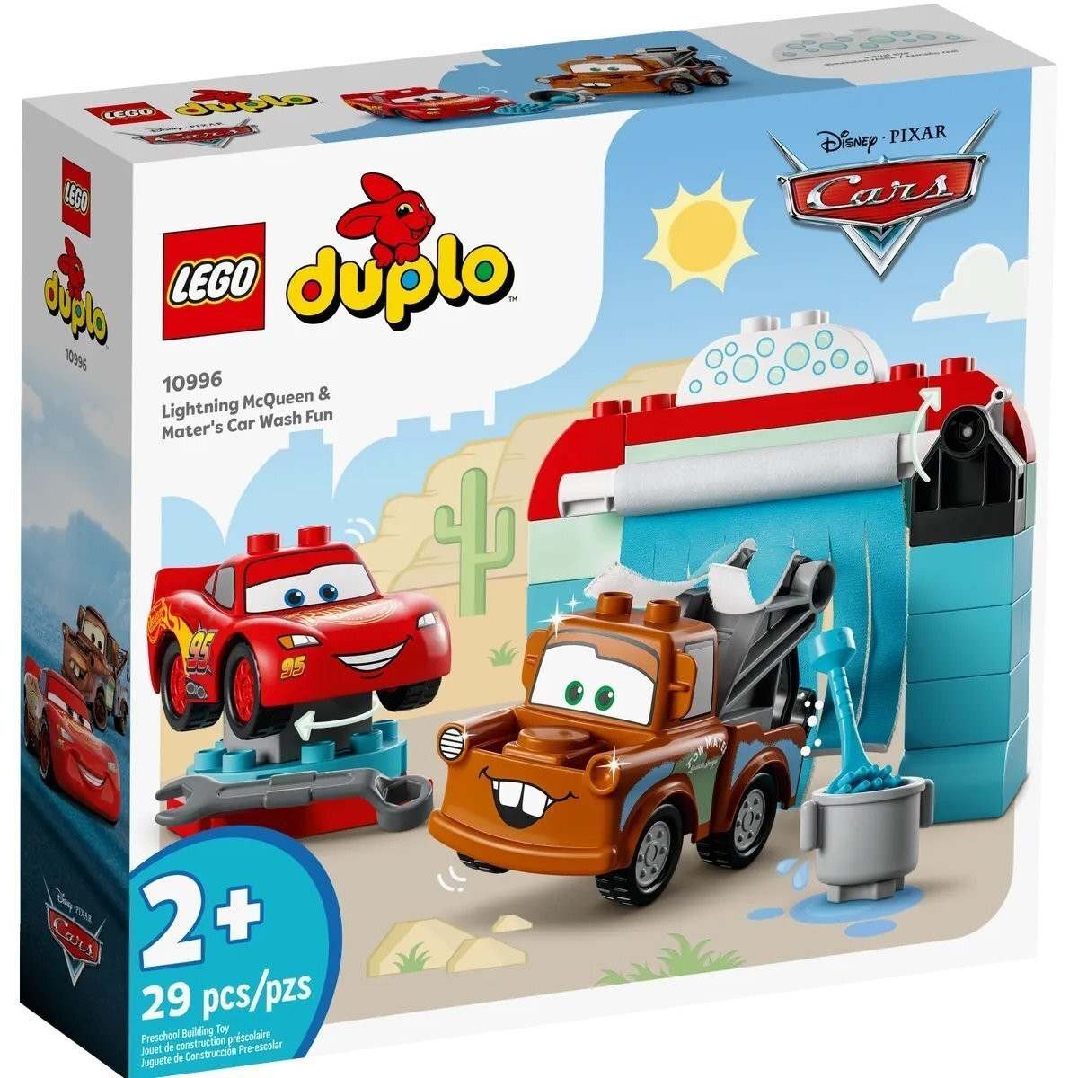 Конструктор LEGO DUPLO Disney TM Развлечения Молнии МакКвина и Сырника на автомойке (10996-)