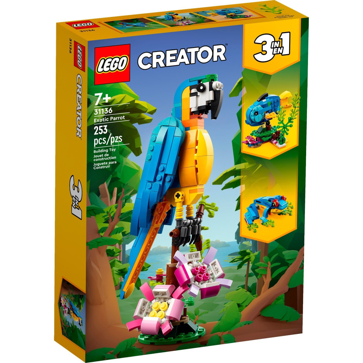 Конструктор LEGO Creator Экзотический попугай (31136)