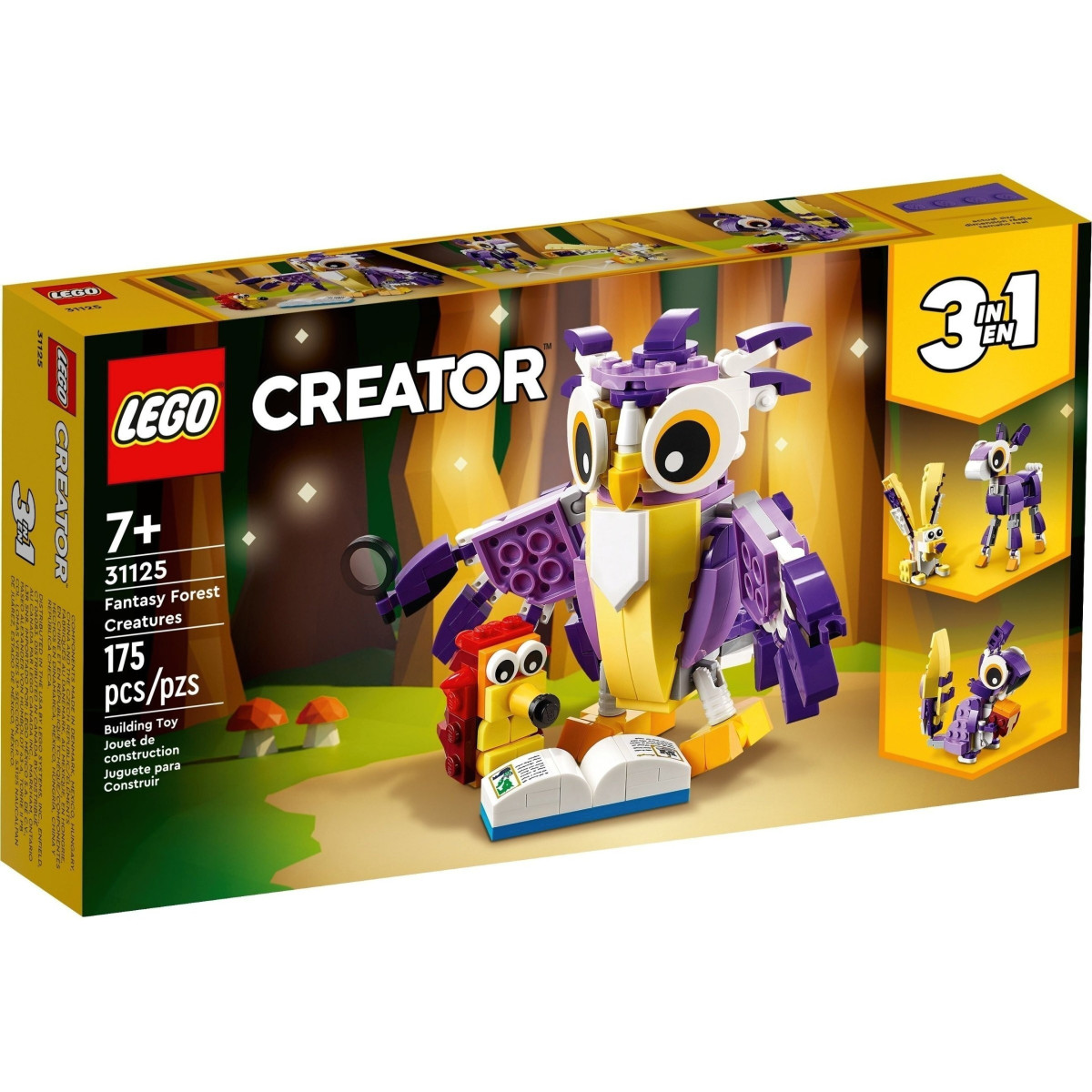 Конструктор LEGO Creator Фантастические лесные существа (31125)