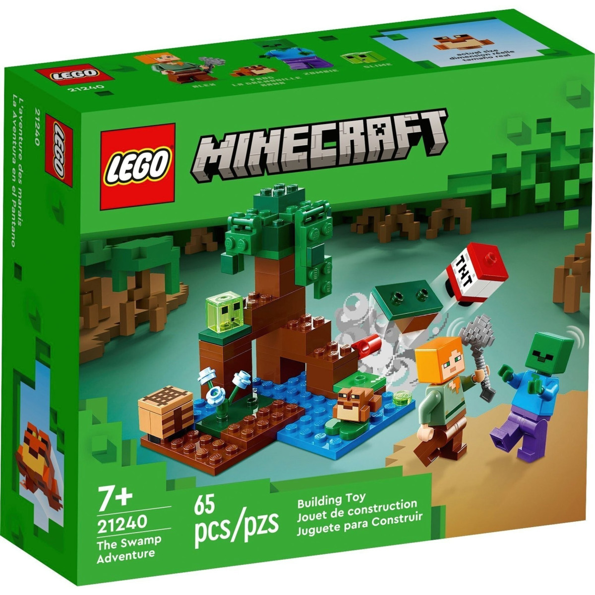 Конструктор LEGO Minecraft Пригоди на болоті (21240)