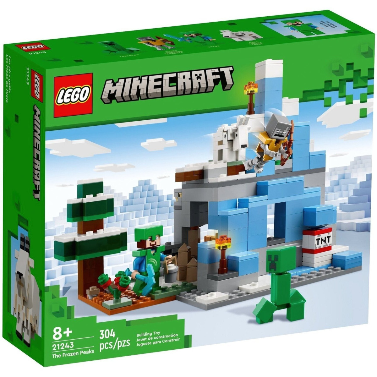 Конструктор LEGO Minecraft Замерзлі верхівки (21243-)