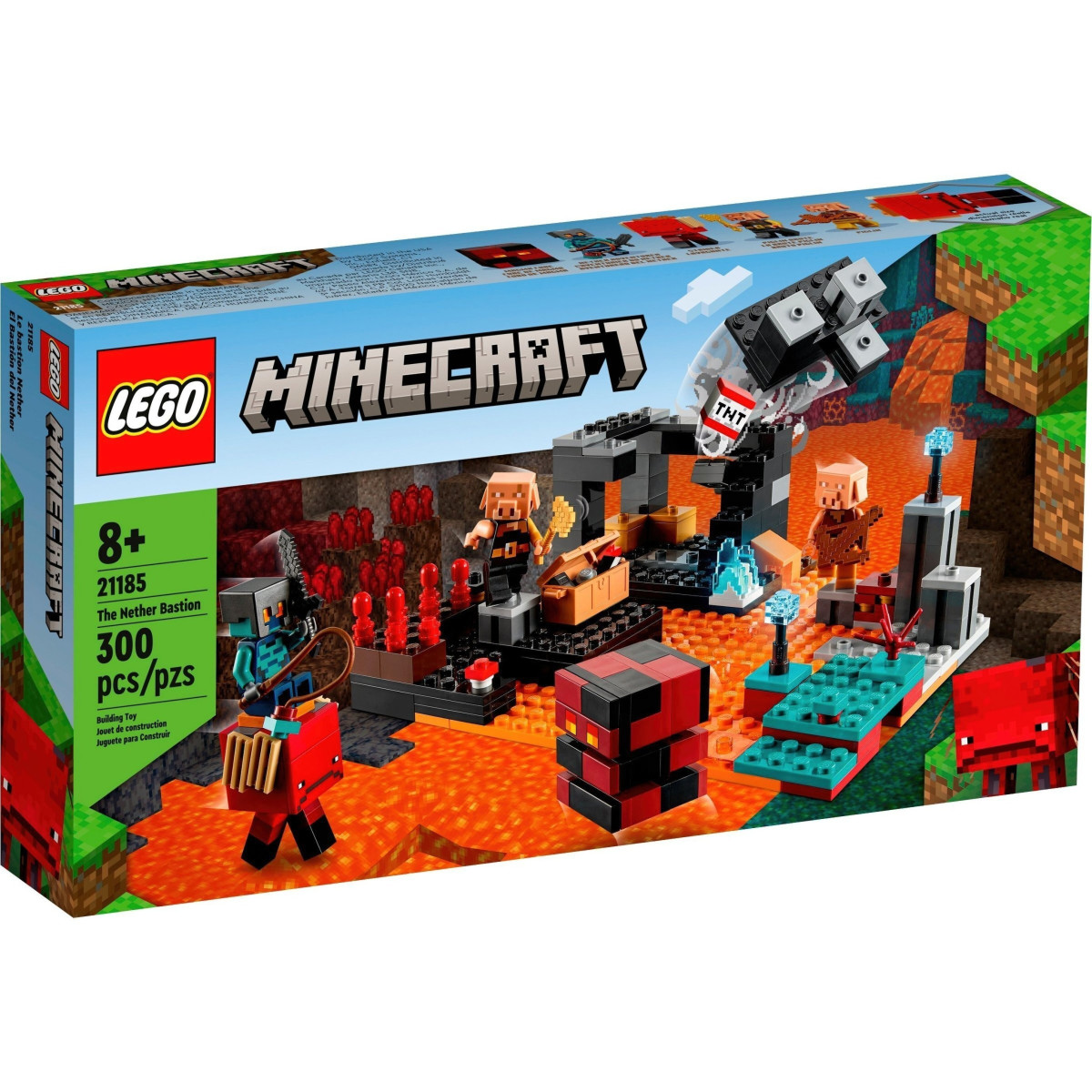 Конструктор LEGO Minecraft Бастион подземного мира (21185)