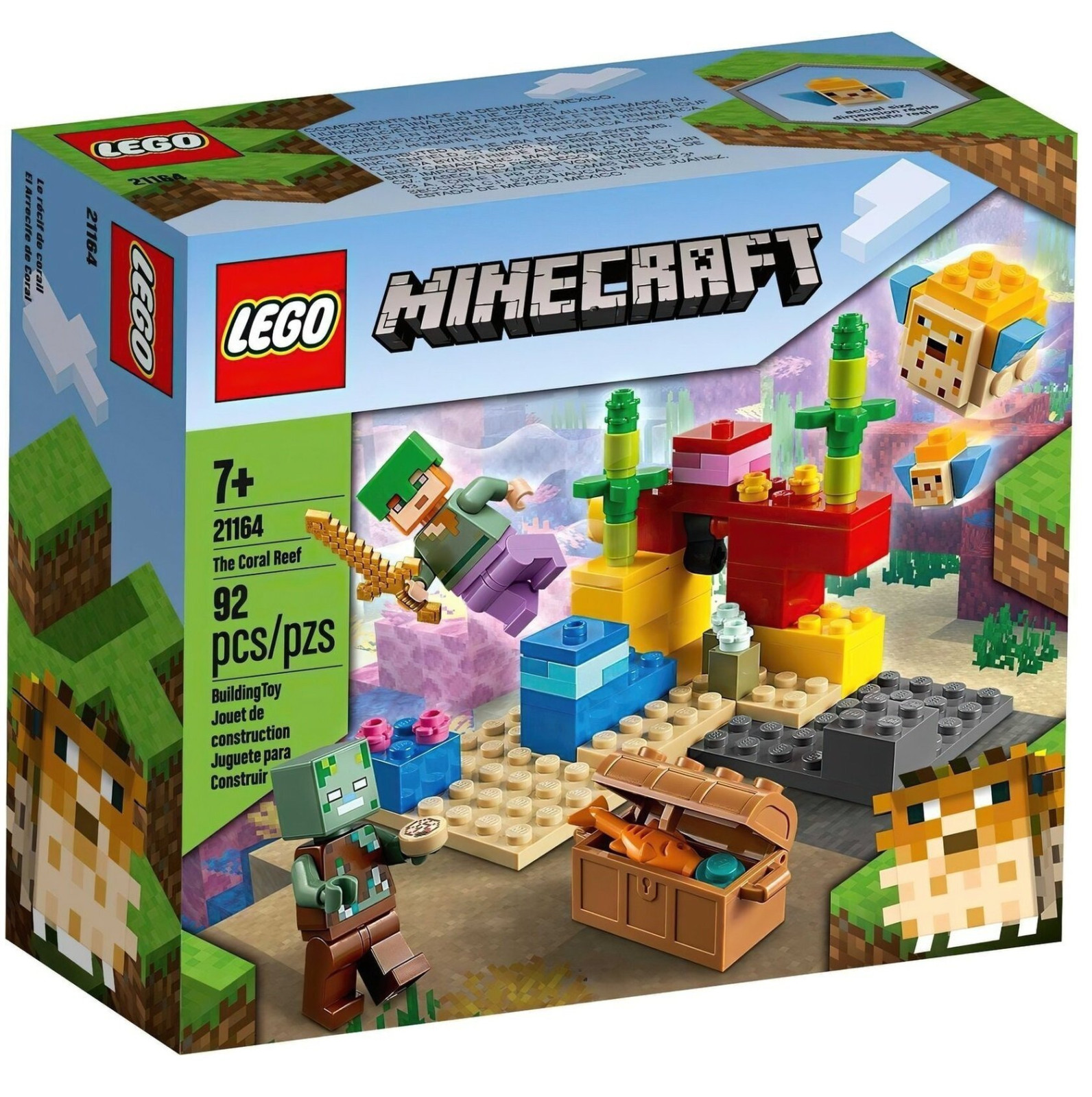 Конструктор LEGO Minecraft Кораловий риф (21164)