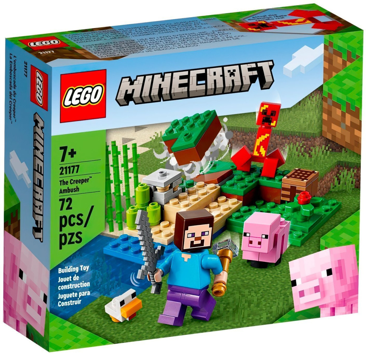 Конструктор LEGO Minecraft Засідка Кріпера (21177)