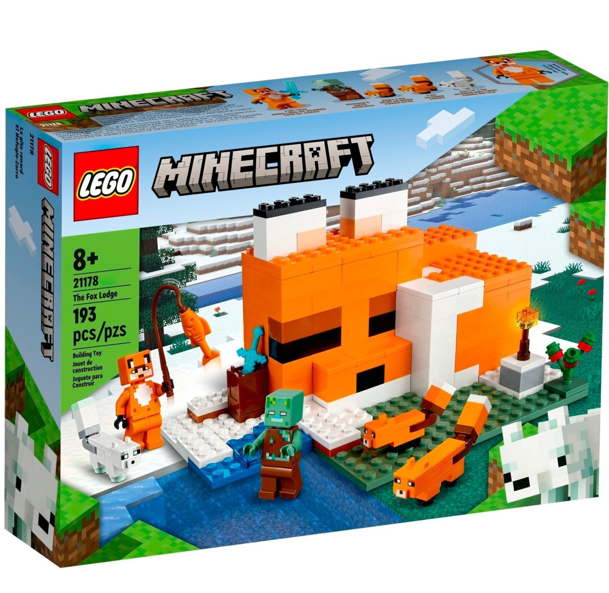 Конструктор LEGO Minecraft Хатина лисиці (21178)