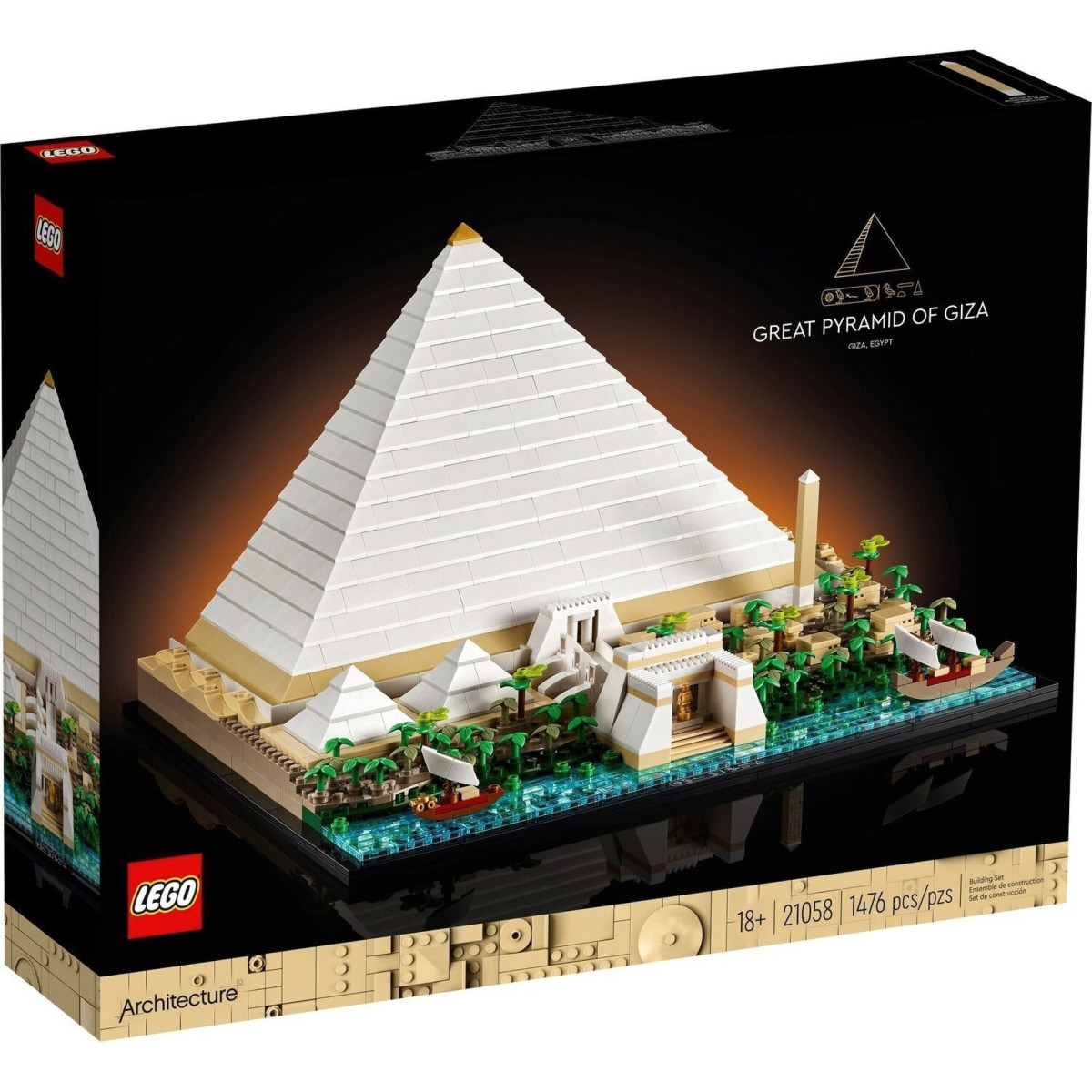 Конструктор LEGO Architecture Піраміда Хеопса (21058)