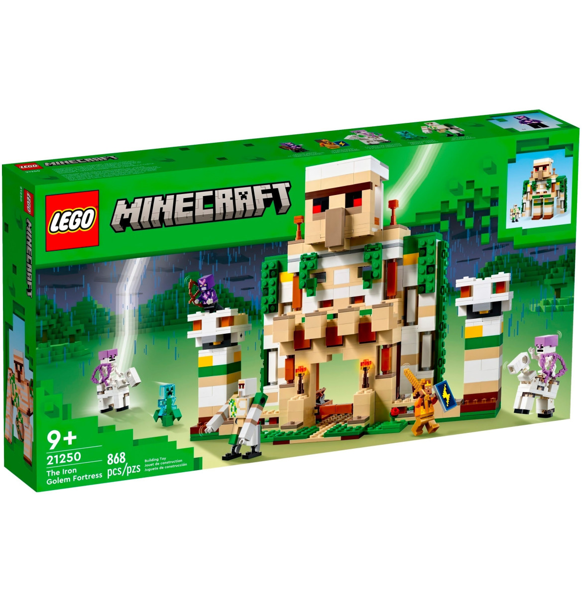 Конструктор LEGO Minecraft Фортеця Залізний голем (21250)