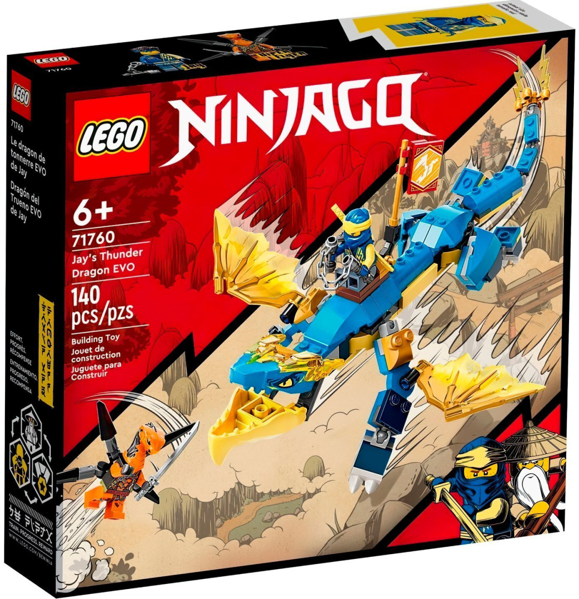 Конструктор LEGO Ninjago Грозовий дракон ЕВО Джея (71760)