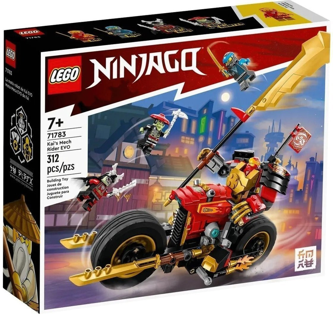 Конструктор LEGO Ninjago Робот-всадник Кая EVO (71783)