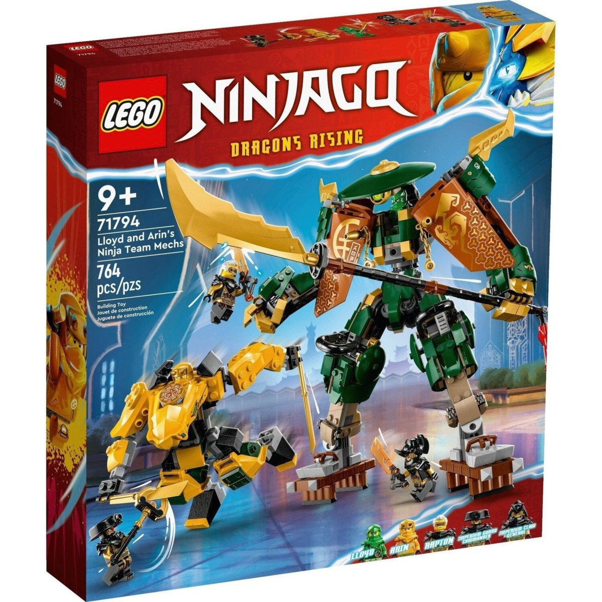Конструктор LEGO Ninjago Командные работы ниндзя Ллойда и Арин (71794)