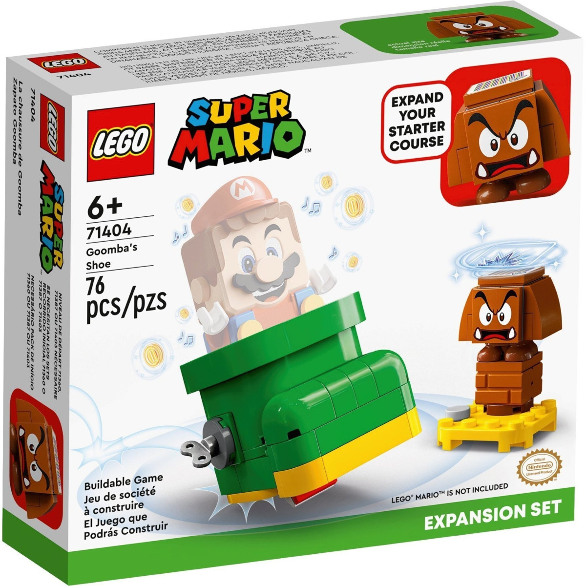 Конструктор LEGO Super Mario™ Додатковий набір «Черевик Гумби» (71404)