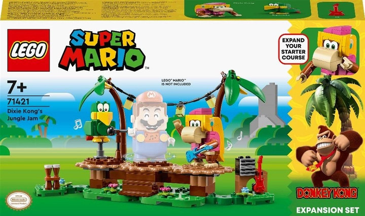 Конструктор LEGO Super Mario Импровизация в джунглях Дикси Конг. Дополнительный набор (71421)