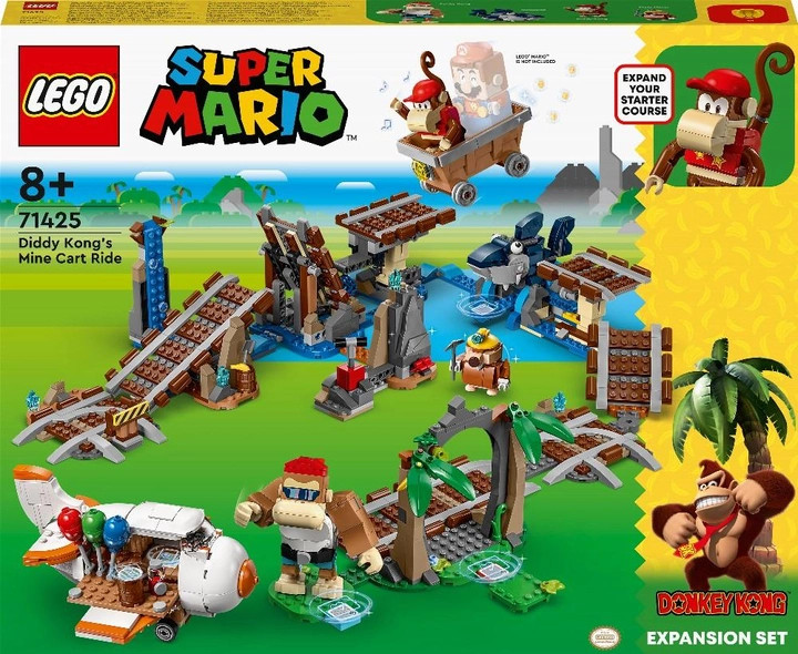 Конструктор LEGO Super Mario Поездка в вагонетке Дидди Конга. Дополнительный набор (71425)