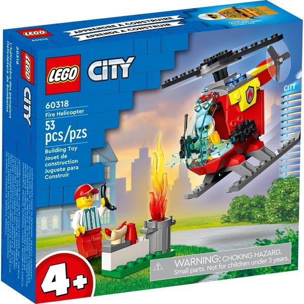 Конструктор LEGO City Fire Пожарный вертолет (60318)