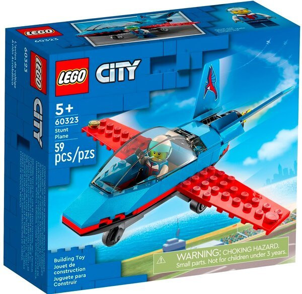 Конструктор LEGO City Каскадерский самолет (60323)
