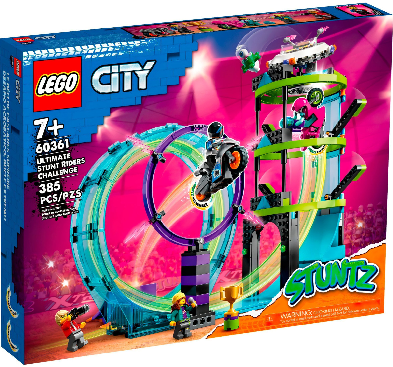 Конструктор LEGO City Stuntz Неймовірне завдання для каскадерів (60361)