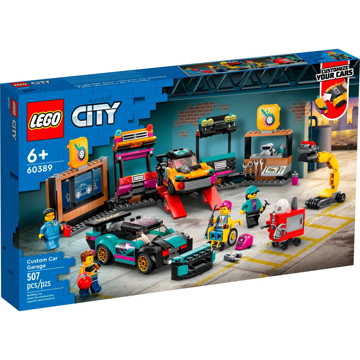 Конструктор LEGO City Тюнінг-ательє (60389)