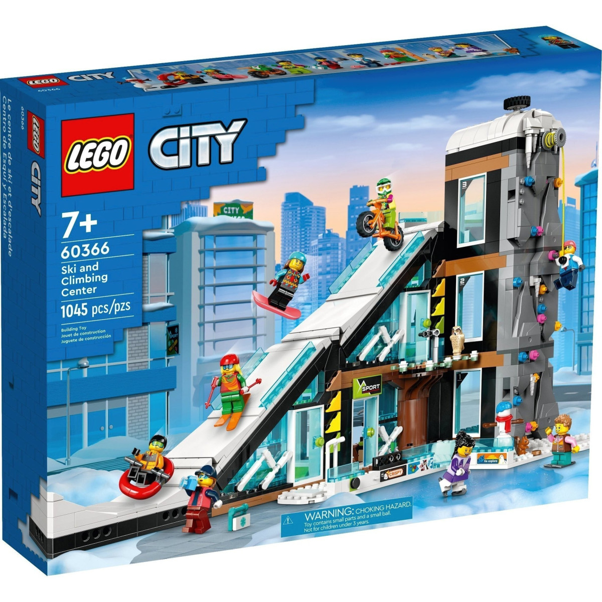 Конструктор LEGO City Гірськолижний і скелелазний цент (60366)
