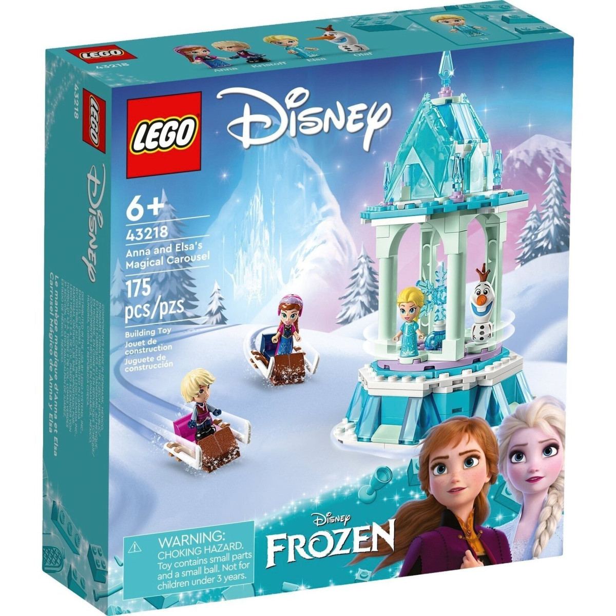 Конструктор LEGO Disney Чарівна карусель Анни й Ельзи (43218)