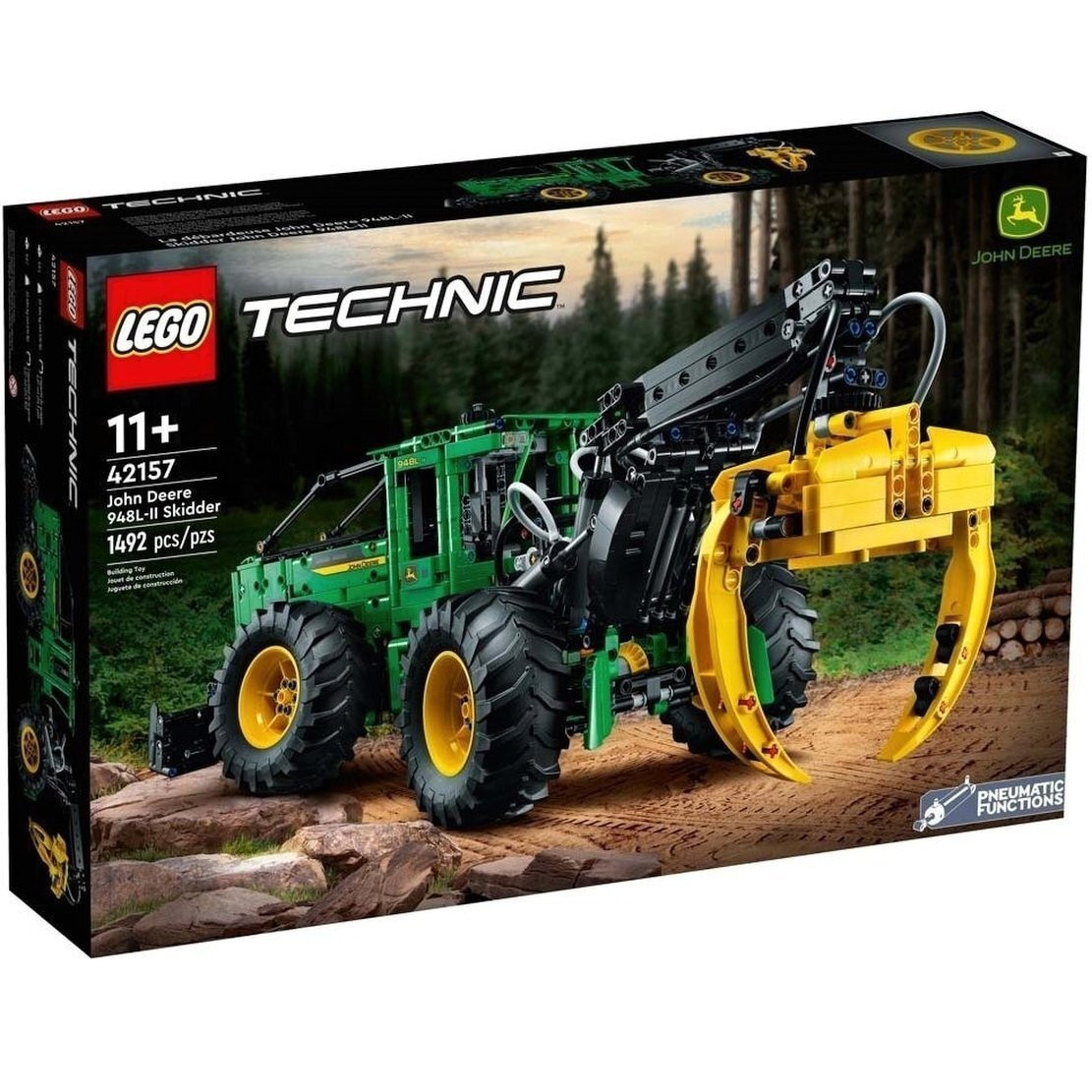 Конструктор LEGO Technic Трелювальний трактор «John Deere» 948L-II (42157)