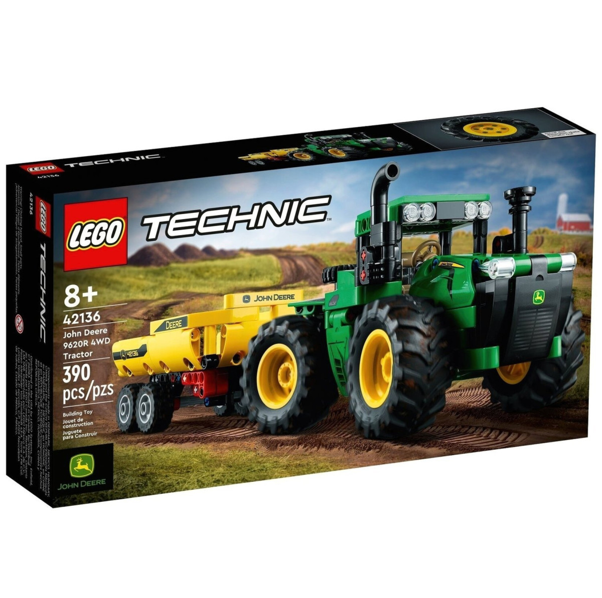 Конструктор LEGO Technic John Deere 9620R 4WD Tractor (42136)