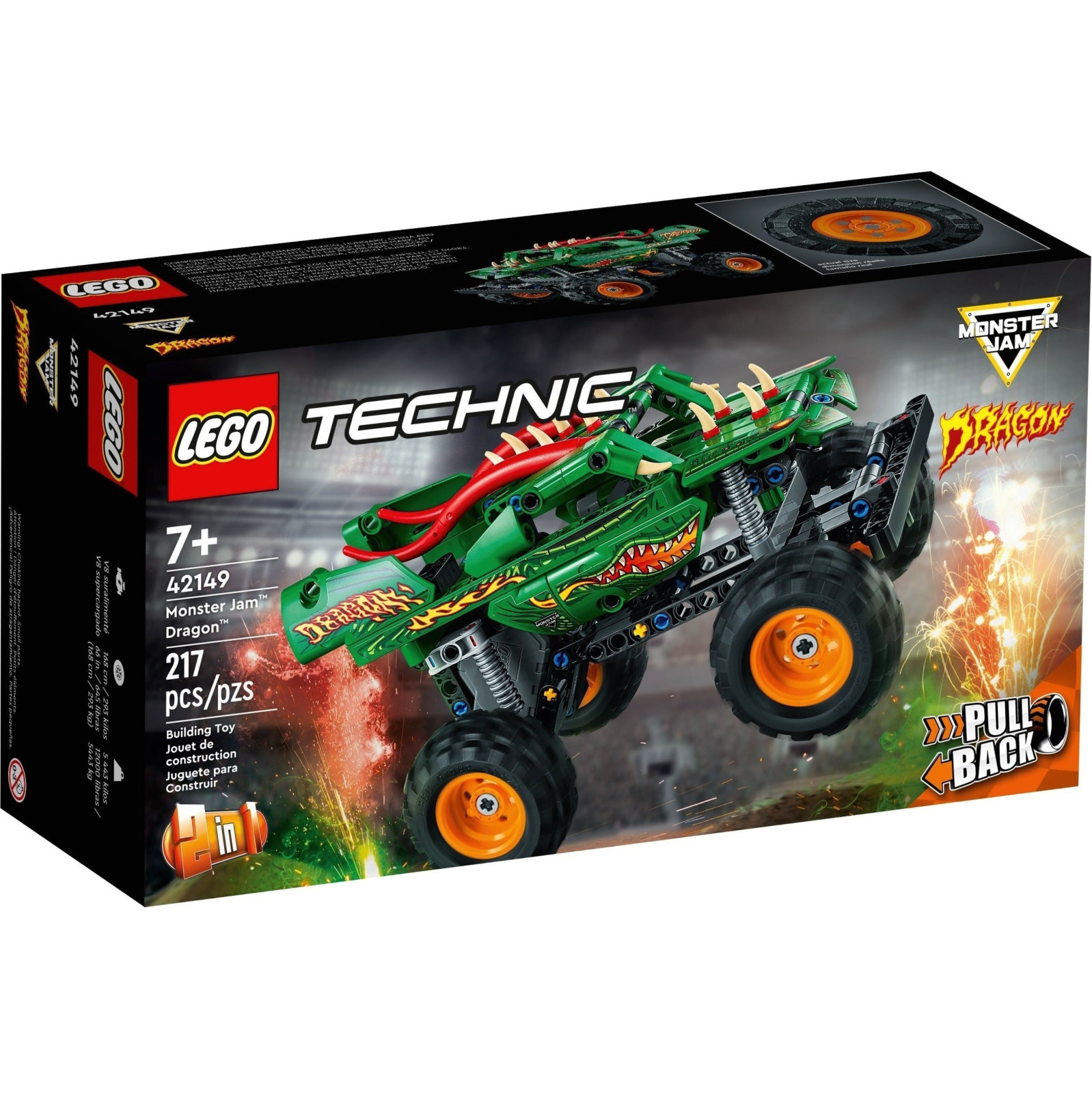 Конструктор LEGO Technic Monster Jam™ Dragon™ (42149)