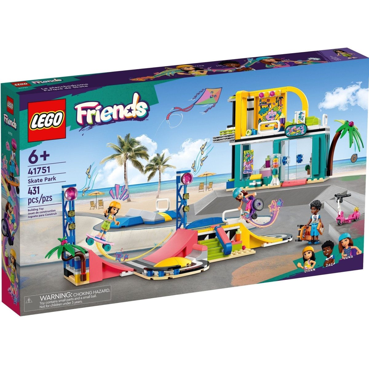 Конструктор LEGO Friends Скейт-парк (41751)