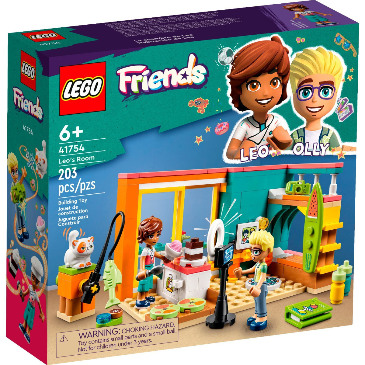 Конструктор LEGO Friends Кімната Лео (41754)