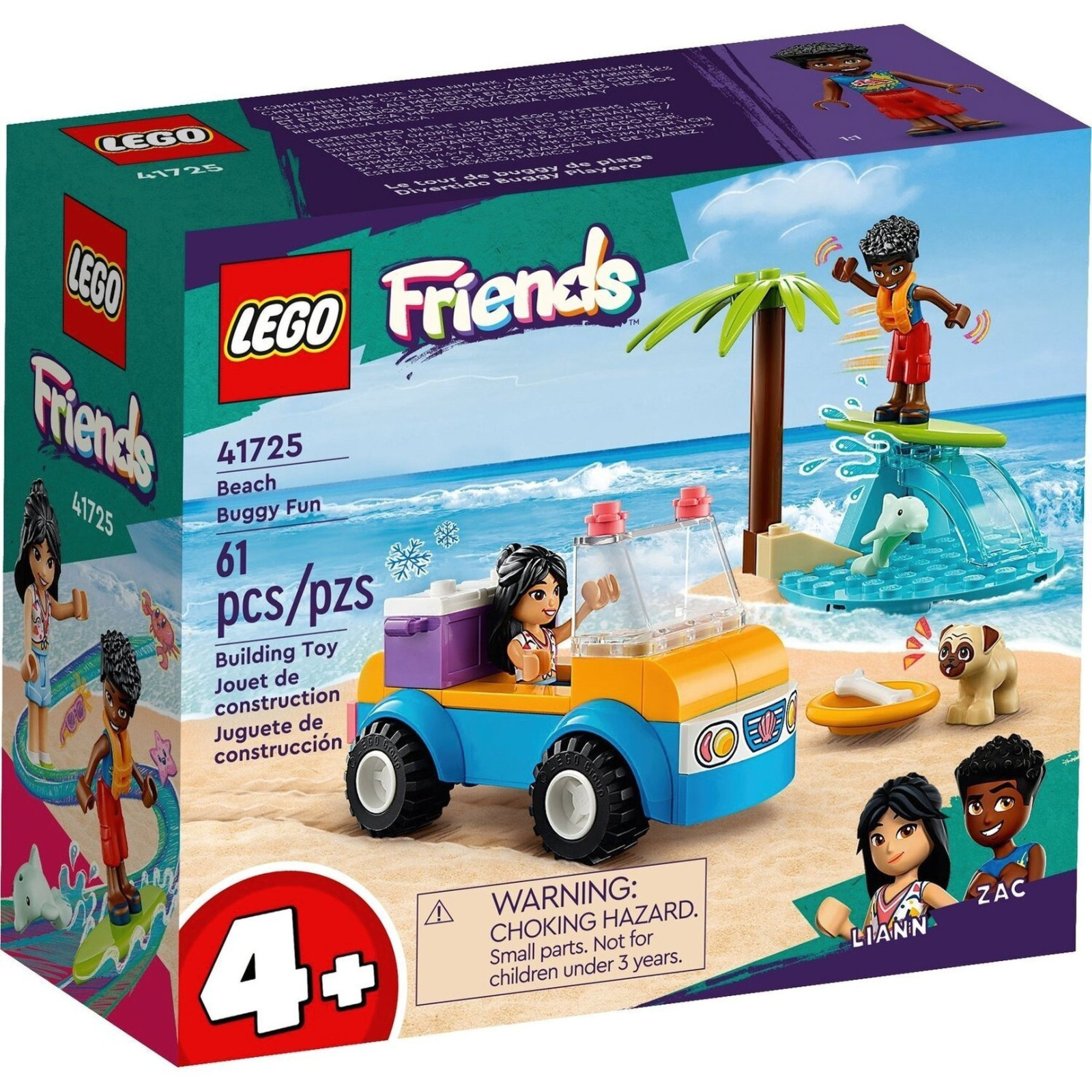 Конструктор LEGO Friends Розваги на пляжному кабріолеті (41725)