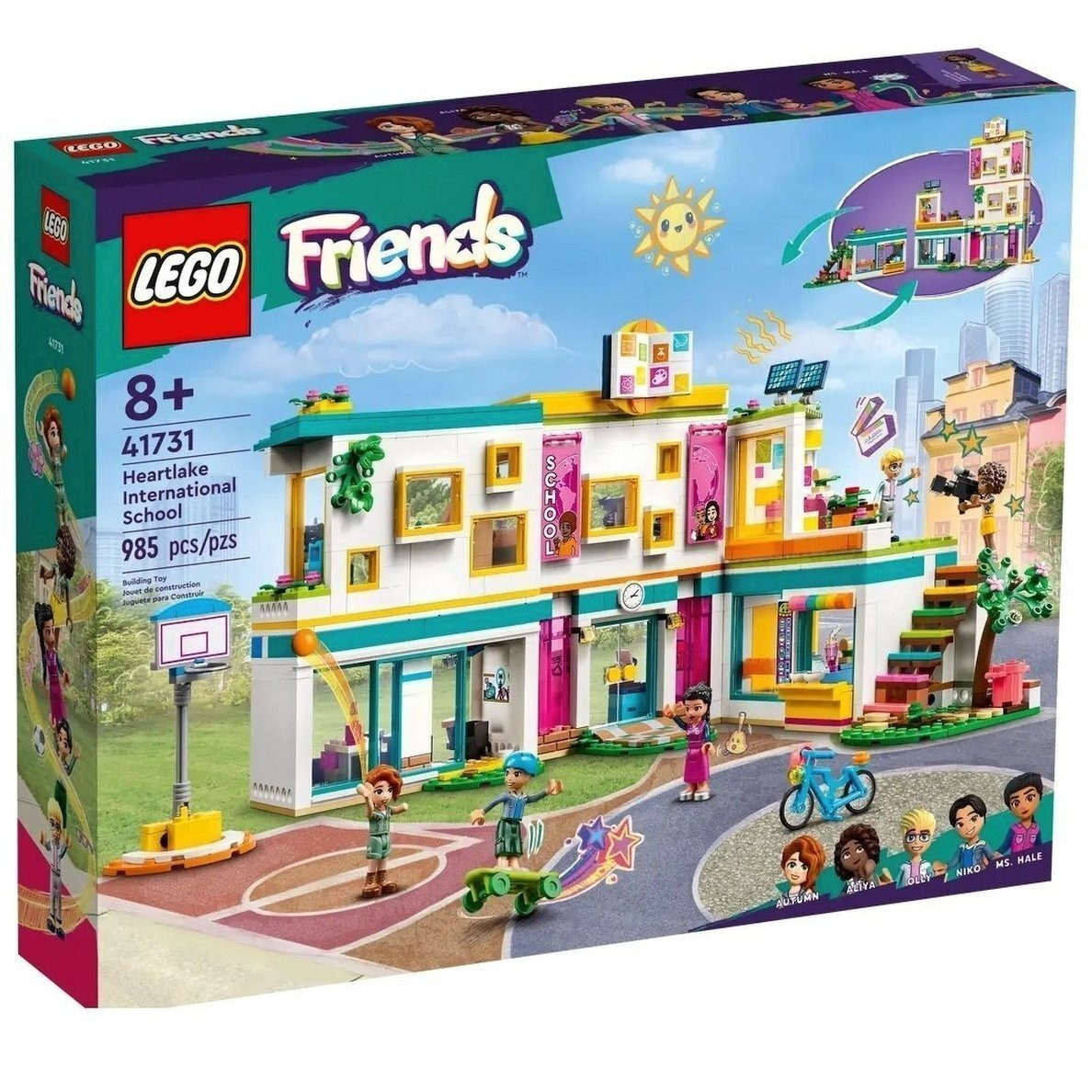 Конструктор LEGO Friends Хартлейк-Сіті: міжнародна школа (41731)