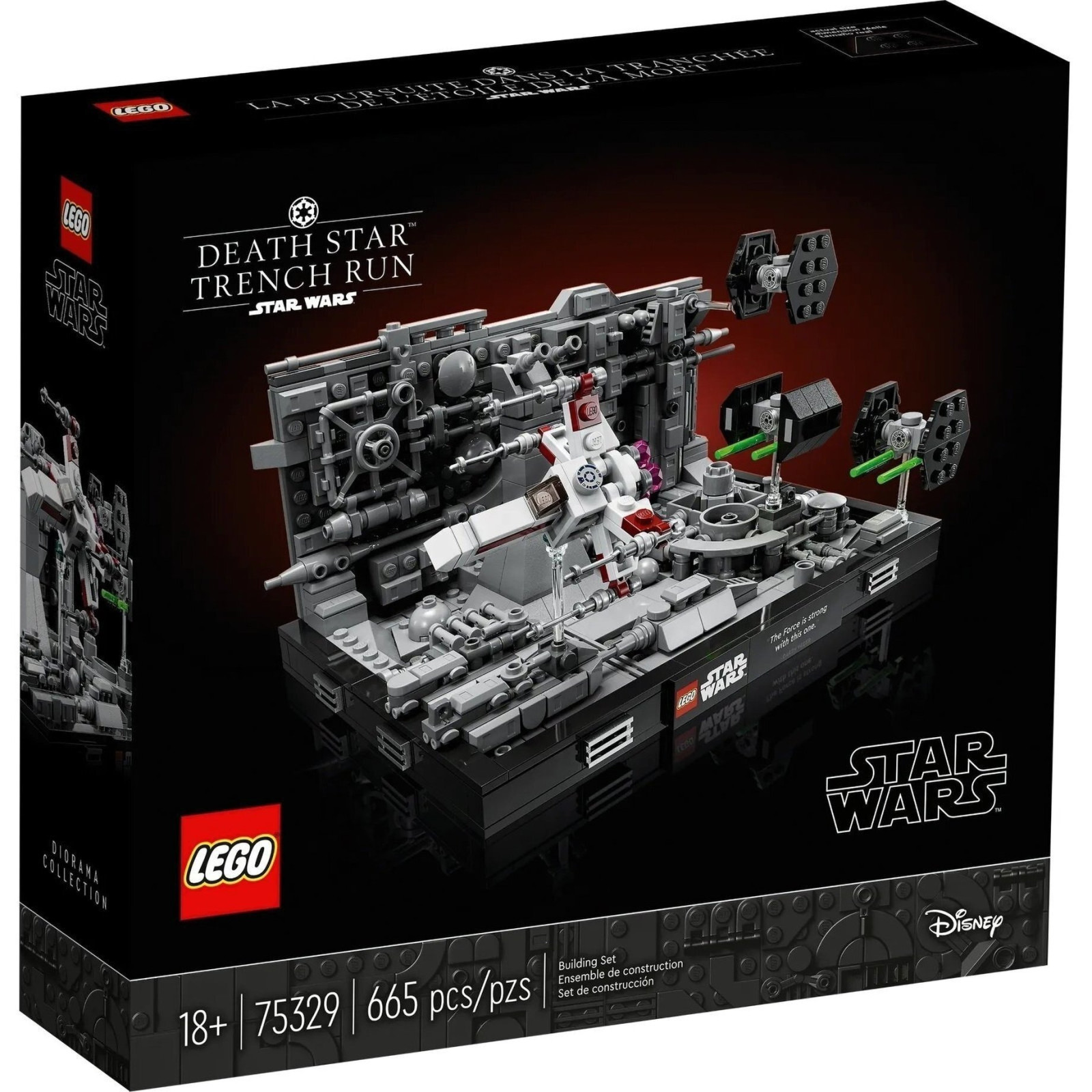 Конструктор LEGO Star Wars Діорама «Політ над Зіркою Смерті» (75329)