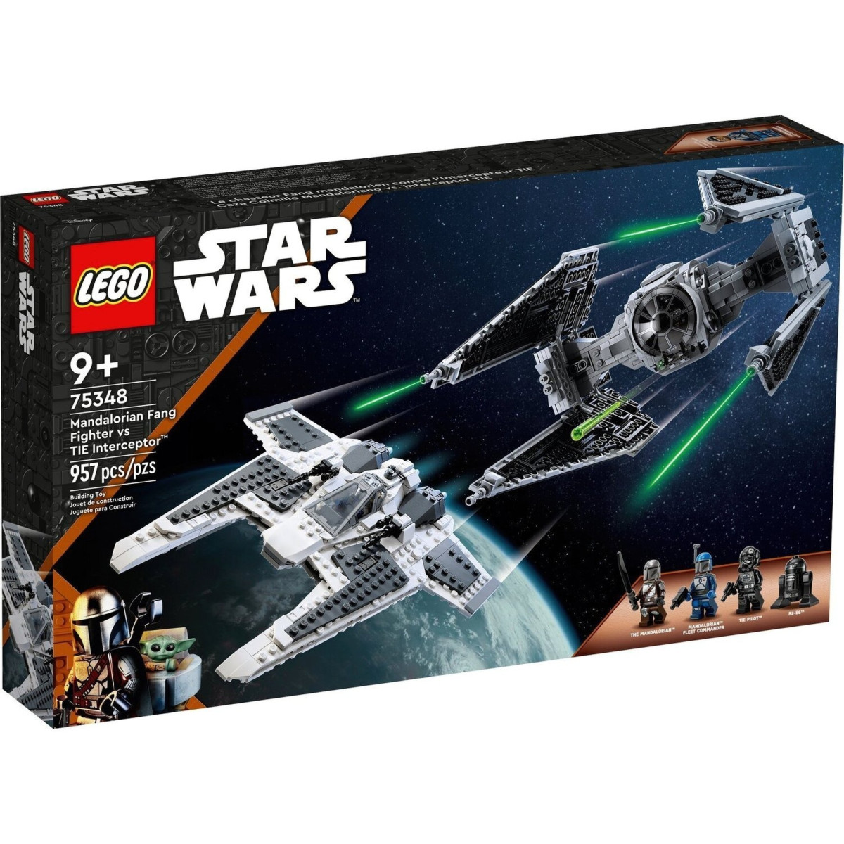 Конструктор LEGO Star Wars Мандалорський винищувач проти Перехоплювача TIE (75348)