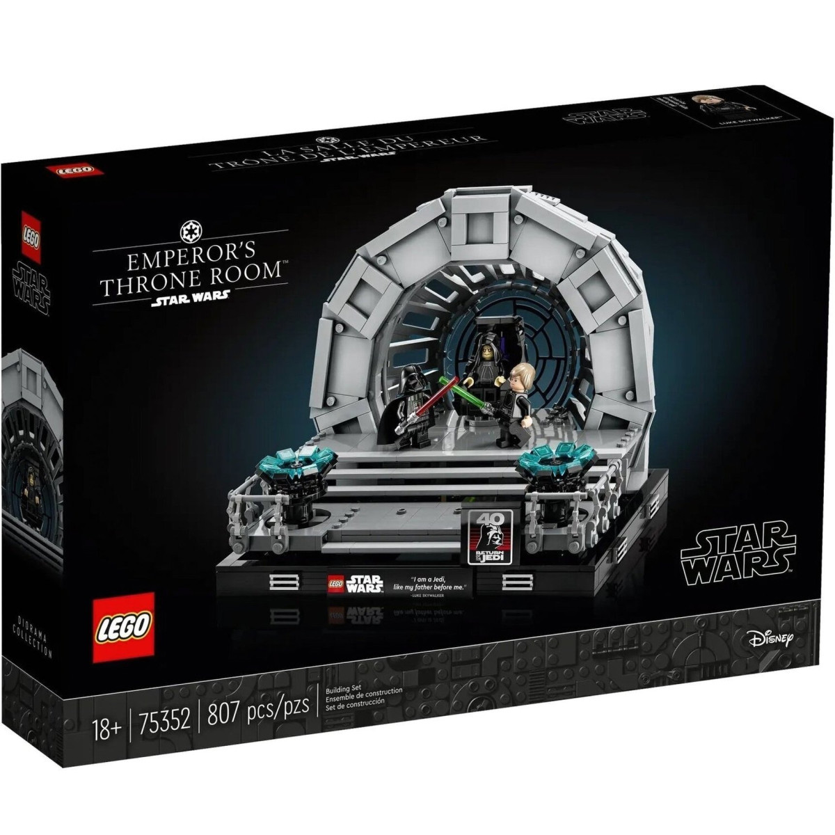Конструктор LEGO Star Wars Диорама «Тронный зал императора» (75352)
